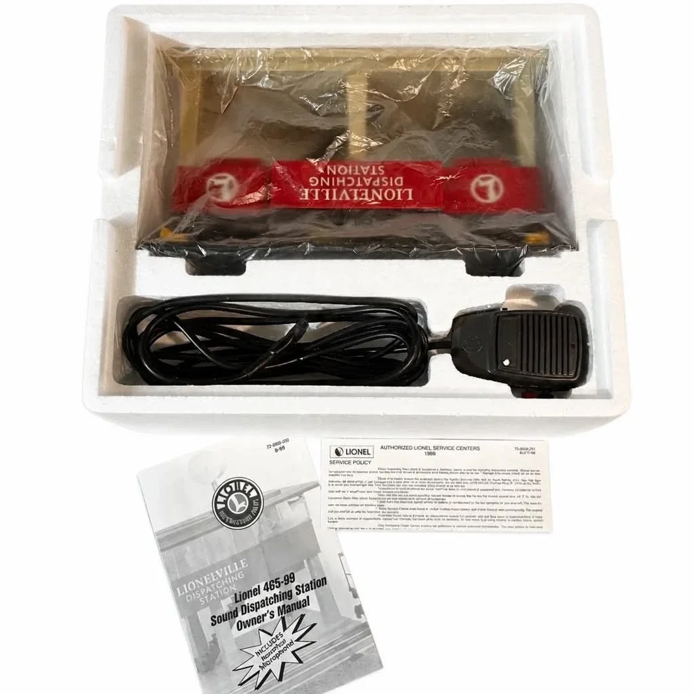 Lionel 6-22999 Sound Dispatching Station No 465-99 O Gauge Microphone NIB NEW